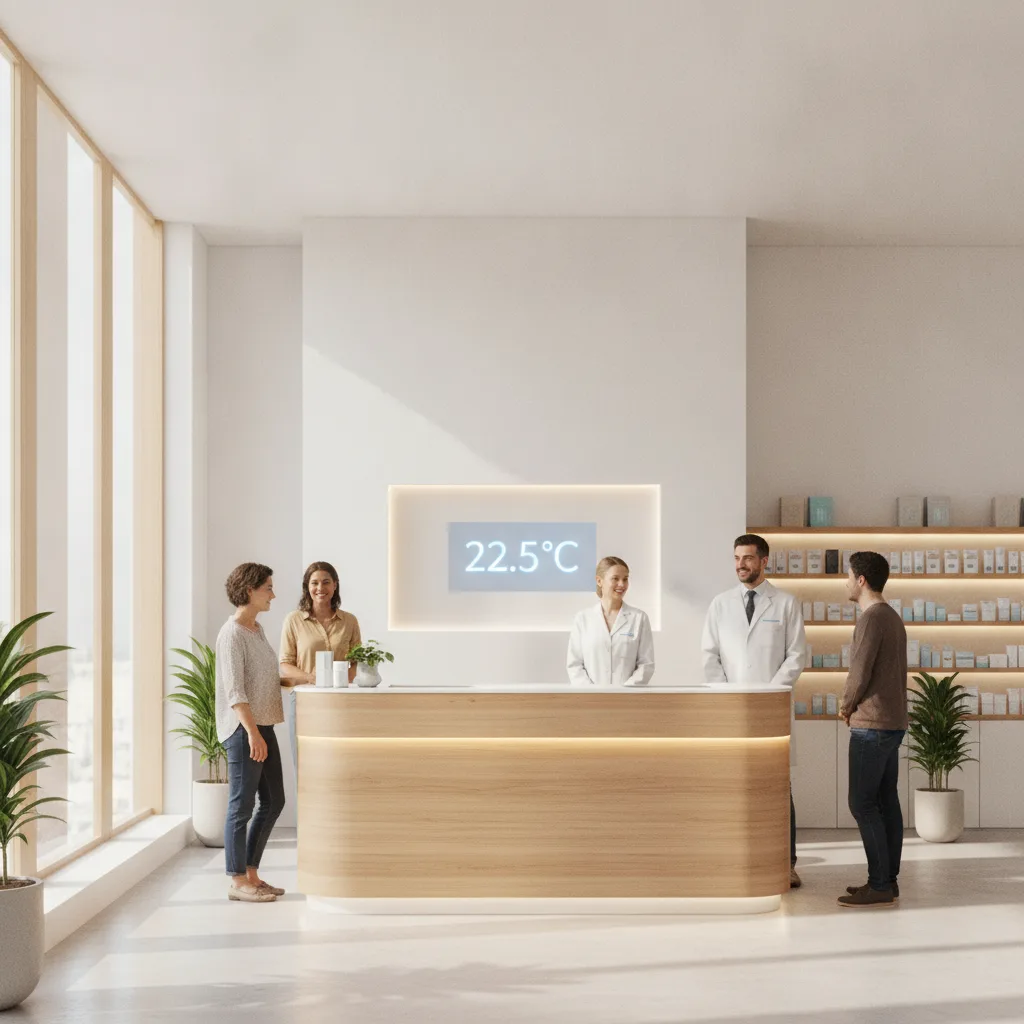 climatisation pharmacie commerce